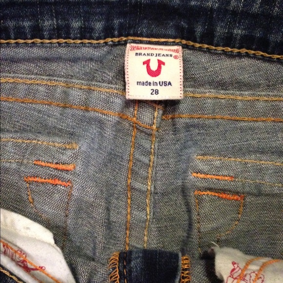 TRUE Religion Joey Twisted Hem Size 28 - Picture 11 of 12